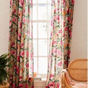 Urban Outfitters Home "Poppy" Curtain Panels